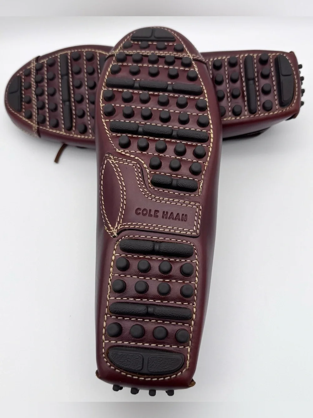 Cole Haan Gunnison Brown Leather Driving Loafers Men 9 D Slip-On New NWOB